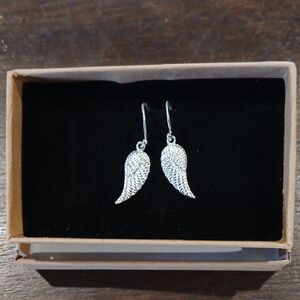 Silver 925 Angel Wing Earrings